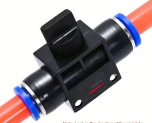 Polypropylene Pneumatic Valve Connector, Color : Black