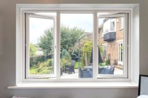 6x5 Feet White UPVC Casement Window For Home, Office