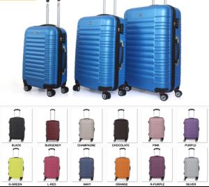 Polyster Hard Luggage Bag, Color : Blue