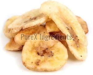 Dehydrated Banana Slice, Color : Creamy Yellow, Packaging Type : Packet