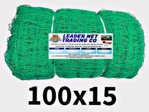 Green Nylon Cricket Net, Thickness : 15-20mm, Technics : Machine Made