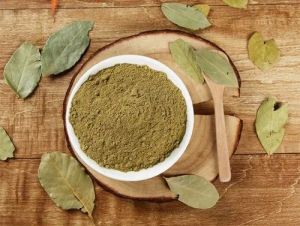 Natural Bay Leaves Powder, Color : Green 99%