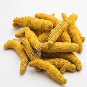 Natural Dry Turmeric Finger, Color : Yellow, Packaging Type : Bag, Packaging Size : 20 Kg