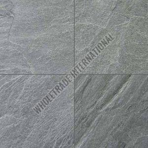 Polished Slate Tiles, Color : Grey For Flooring