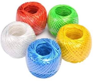 Plain Multicolor Plastic Rp Twine, Packaging Type : Roll, Technique : Twisted