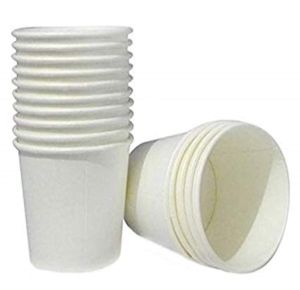 Plain Disposable Paper Cups, Color : White Standard, Technics : Machine Made