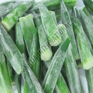 Frozen Okra, Color : Green, Freezing Process : Cold Storage, Packaging Type : Plastic Packet