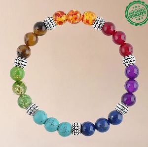 7 Chakra Bracelet Round