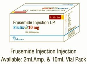 Frusemide 10mg Injection IP 2ml AMP &AMP;AMP; 10ml Vial