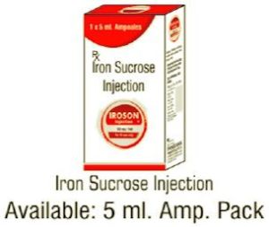 Iron Sucrose Injection 5ml AMP IP