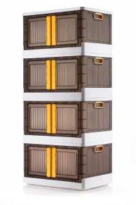 Mahadev Enterprises Foldable Cube Storage Basket Organizer Box