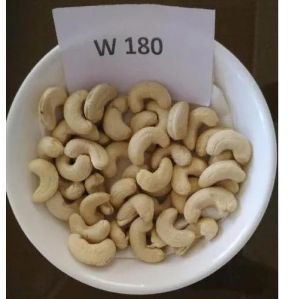 W180 Cashew Nuts, Color : Creamy, Packaging Type : Plastic Bag, Packaging Size : 5-25kg