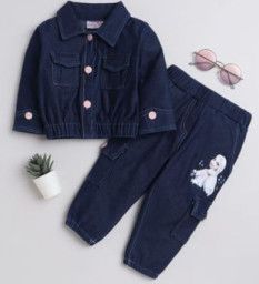 Jins Denim  Jacket  and 4pocket Pant S