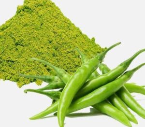 Dehydrated Green Chilli Powder For Cooking