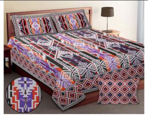 Zometri Printed Bedsheet