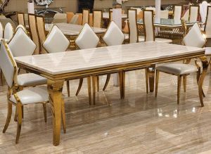 Polished Plain Banquet Tables, Color : Light Brown for Events, Wedding