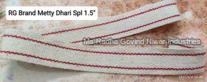 Matty 1.5inch Dhari Cotton Niwar For Charpai