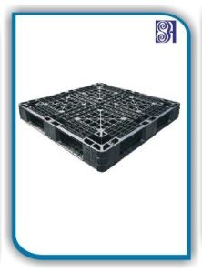 Polished Plastic Pallets, Color : Black Standard For Packaging Use