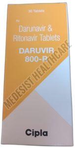 Daruvir 800 R Tablets, Packaging Type : Plastic Bottle, Medicine Type : Allopathic For Used To Treat HIV