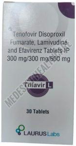 Trilavir L Tablets, Packaging Type : Plastic Bottle, Medicine Type : Allopathic