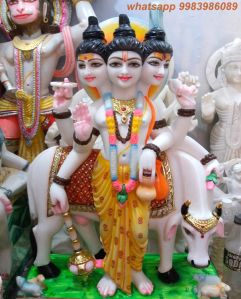 Marble Dattatreya Statue