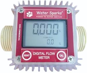 Dwyer Electric Chrome Finish Plastic Digital Diesel Flow Meter, Color : Black