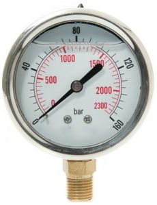 Dwyer Industrial Pressure Gauge, Color : Silver 40-60mm, Certification : Iso 9001:2008 Certified