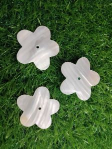 2 Inch - Mother Of Pearl Shell Flower Shape