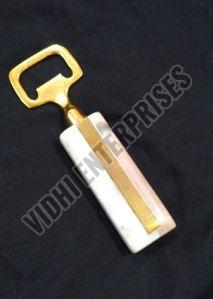 Polished Plain Metal Bottle Opener, Color : Beige, White