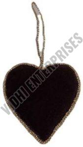 Zari Work Wall Hanging Heart, For Decoration, Style Type : Antique