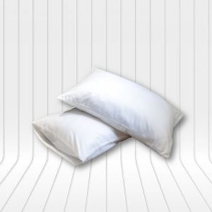 Plain Night Care Fiber Pillow, Color : White, Technics : Machine Made For Hotel, Home