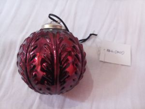 Glass Ornament Balloon Ball, Color : Coustomer Choice 4 Inch For Decoration, Gifting