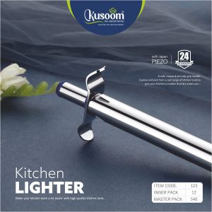 Kusoom Metal 12mm Kitchen Gas Lighters Flint