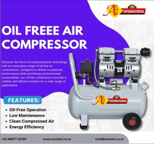 Dental Oil Free Air Compressor For Industrial Use, Industrial