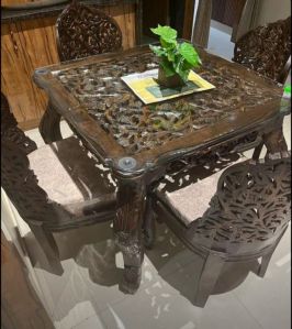 Carved Wood Dining Tables