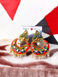 Kundan Meena Earring