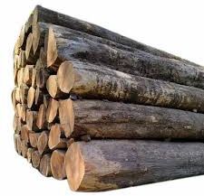 Ghana Teak Wood Logs, Shape : Round, Length : 6 Feet For Making Furniture, Kitchen Cabinets, Doors