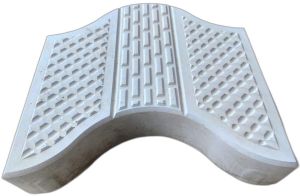 60mm Grey Wave Cement Paver Block