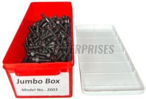 Sun Enterprises Plain Plastic PP Hardware Storage Box