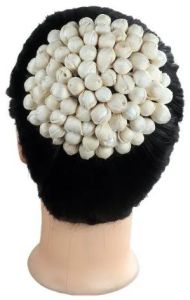White Flower Hair Bun