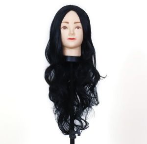 Water Wave Black Synthetic Hair Wig