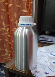 Silver Cylindrical Aluminum Bottle For Bio Pesticide Insecticide