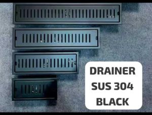 SUS304 Black Slot Drain Cover