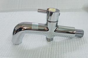 Mirror Gloss CP Chrome-Plated Brass Chrome Single Lever Water Faucet
