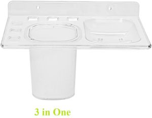 Unbreakable ABS 3in 1 Wall Shelf