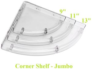 Unbreakable ABS Corner Shelf Jumbo