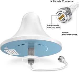 Metal Omni Directional Antenna, Color : White