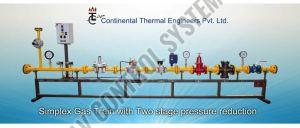 Simplex Gas Train with Two Stage Pressure Reduction