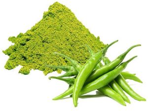 Dehydrated Green Chilli Powder, Packaging Type : Sealed Packet