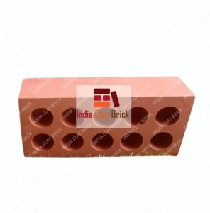 Hollow Clay Machine Made Bricks, Color : Red